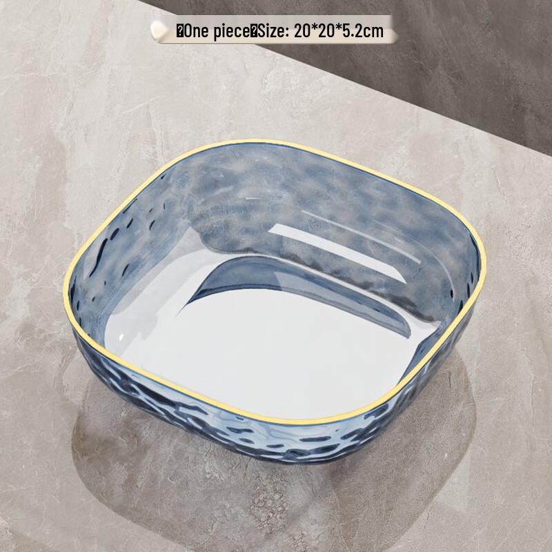 ZISIZ Silver White Fruit & Snack Plate Set