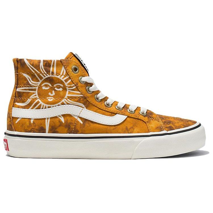 Vans Sk8 38 Tie-Dye Decon Vr3 Sf Высокие кеды для скейтбординга Унисекс Коричневый Белый VN0A4BX651X
