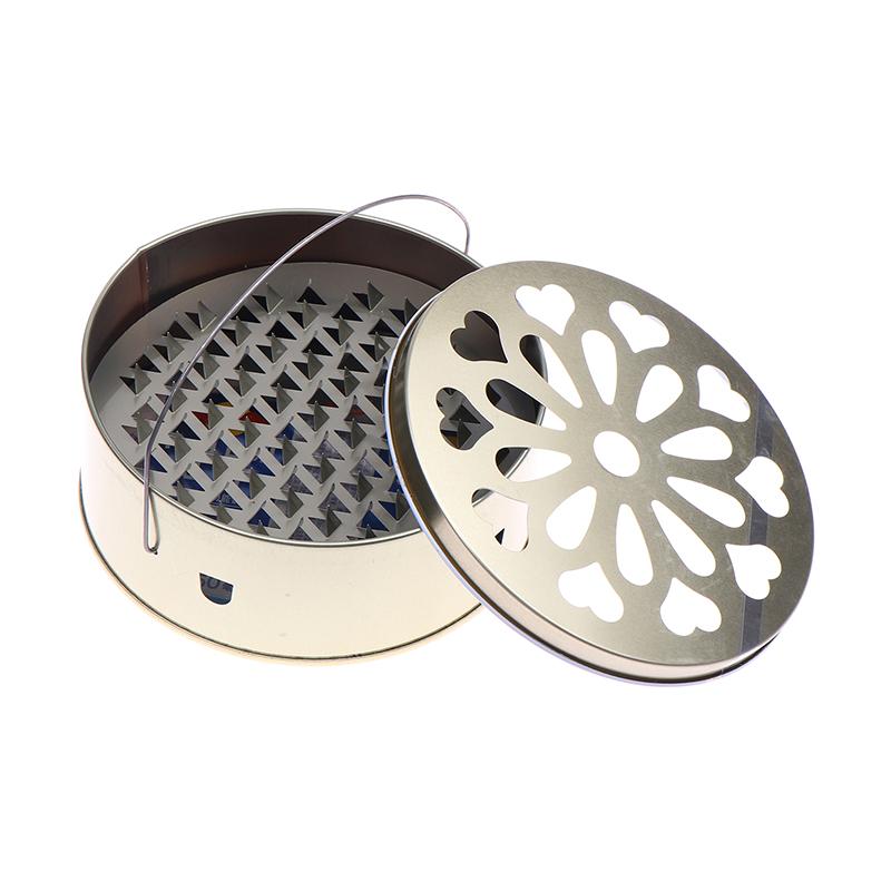 Держатель катушки от комаров Рамка для подноса из нержавеющей стали Круглая подставка для спиралей Благовония Отпугиватель насекомых
