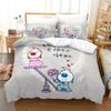 Cute Dog Bedding Set Single Twin Full Queen King Size Bed Set Aldult Kid Bedroom Duvetcover Sets 3D Print Anime Bed Sheet Set