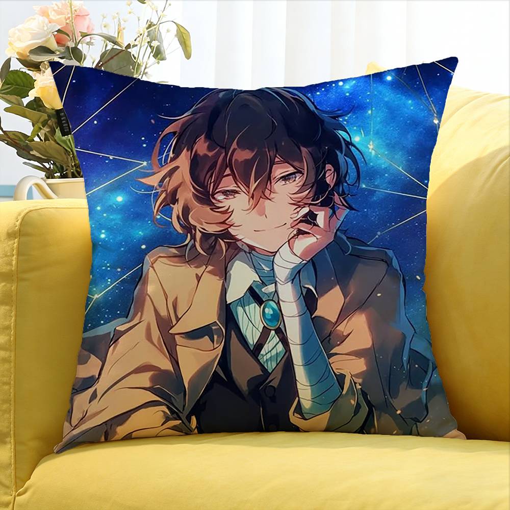 Bungo Stray Dogs Осаму Дазай Различные размеры Квадратная наволочка для Автомобиля Дома Спальни Декор