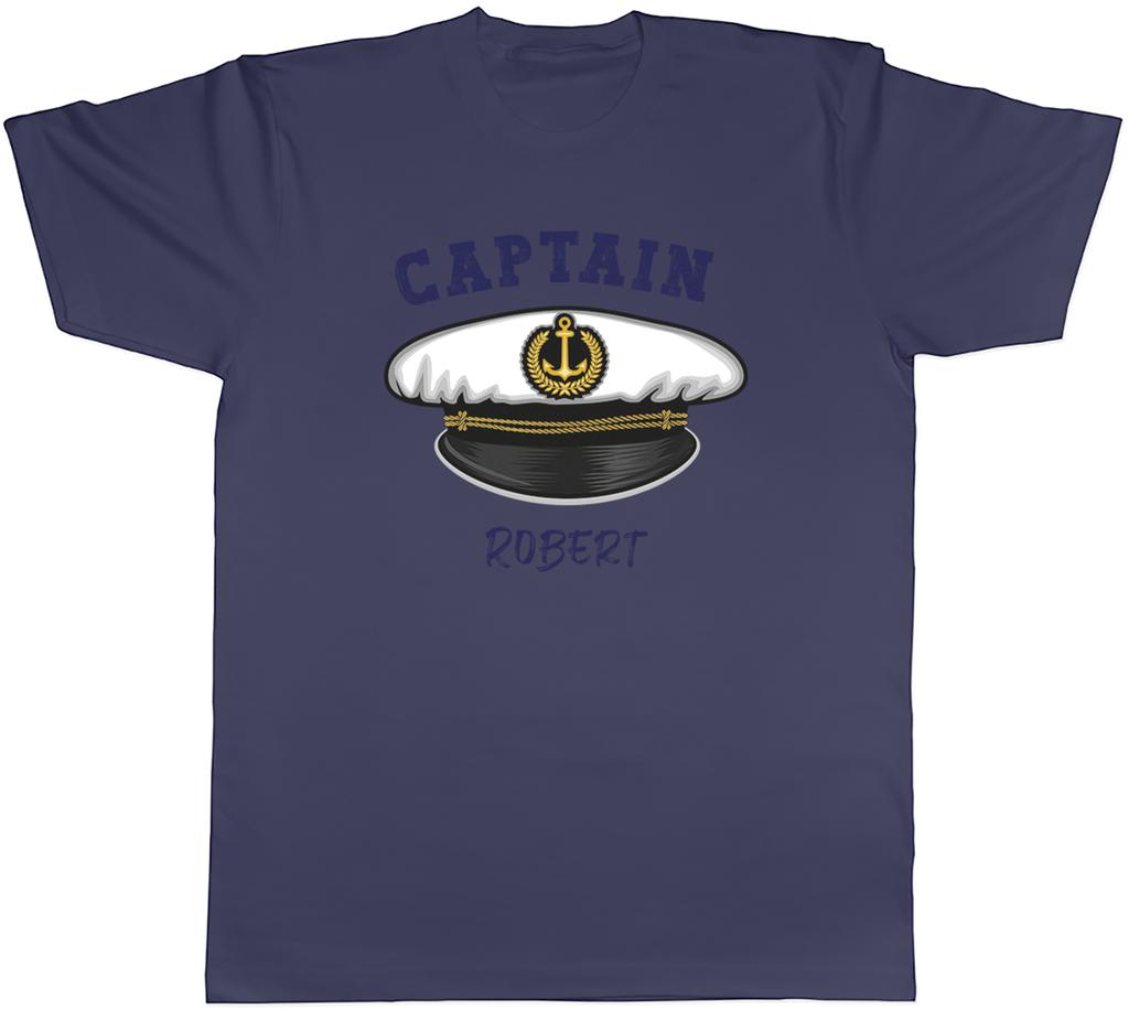 Personalised Captain Unisexs TShirt Sailor Boat Sailing Unisex Tee Gift