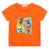 2026 NEW Anime SuperKitties Print T-shirt 100%Cotton Anime T-shirt O-neck Casual Cartoon Boys Tops Cute Girls Short Sleeve Manga Tees Summer clothes