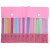 55pcs Knitting Needles Aluminum Material Double Pointed Ergonomic Design 20cm7.9in Metal Weaving