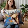 Аниме GinTama Наволочка Плюшевая Ткань Мягкая Наволочка Двусторонняя Печать Наволочка Подушка Бытовые Подарки