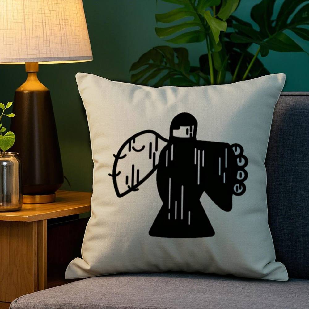 Argentinian M-Milo J Rapper Pillow Case Plush Fabric Soft Double Sided Print Home Sofa High Quality Cushion Cover Throw
