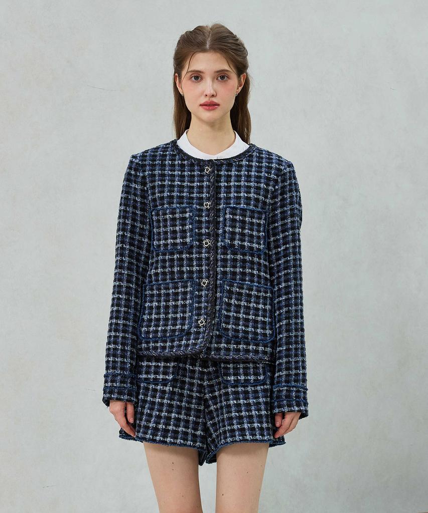 Arikim Comely Tweed Jacket / Black