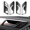 Для VW Golf 6 MK6 2008-2013 автомобильный ABS углеродное волокно стиль межкомнатные двери ручка тянуть дверная чаша рама крышка отделка внутренние аксессуары
