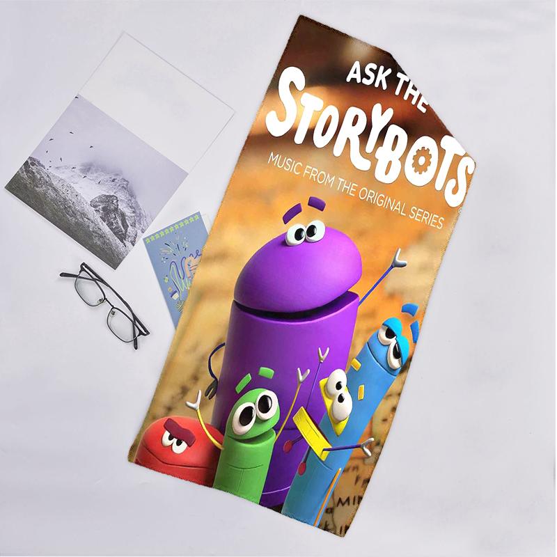 Ask Storybots Fashion Beach Towel: Ideal for Summer Adventures Soft, absorbent and quick drying suitable for swimming and bathing