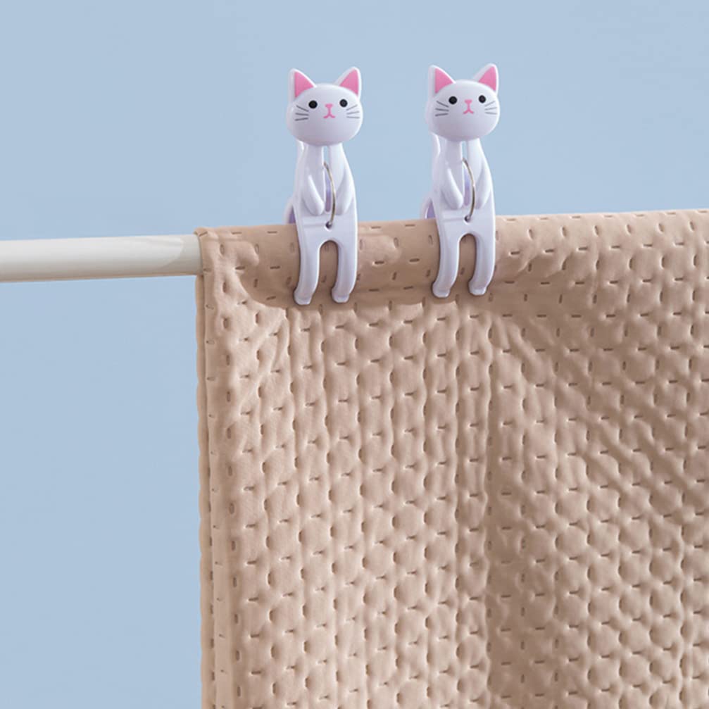 NUOLUX Futon Laundry Laundry Hanger Set of Cat Pole Hanger Clothes Drying Indoor and Outdoor Laundry Supplies Clothespins, Clips, Clips, Clips,