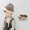 Cartoon Dinosaurs Ear Protection Cap Knitted Pullover Hat Fashion Children's Hats Autumn Winter