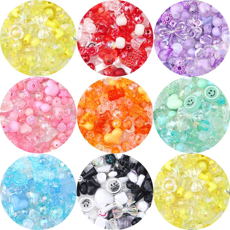 Baroque Style Acrylic Beads for DIY Bracelets and Accessories