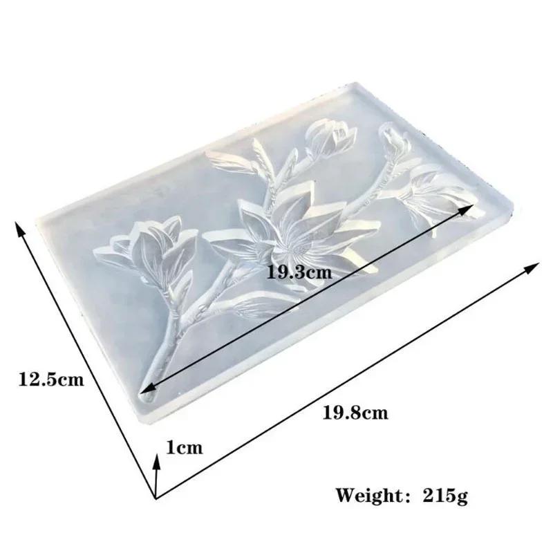 Кристалл цветок креативная форма силиконовая форма ювелирные изделия инструменты для изготовления прозрачная УФ эпоксидная смола форма литье формы аксессуары для поделок