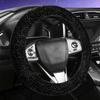 Новое поступление Плюшевый мех Чехол на руль автомобиля Толстый Теплый и Нескользящий