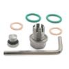 Stainless Steel Oil Drain Plug Repair Kit with Hex Wrench Self Tapping Oil Pan Thread Repair Kits Leak Proof Gasket