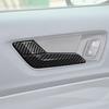 Carbon Fiber Interior Door Handle Decor Cover Trim For Ford Maverick -2025