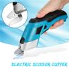 1PC 4V Electric Scissor Auto Cutter Cordless Tailors Scissors Rechargeable For Cutting Garment Fabric Portable