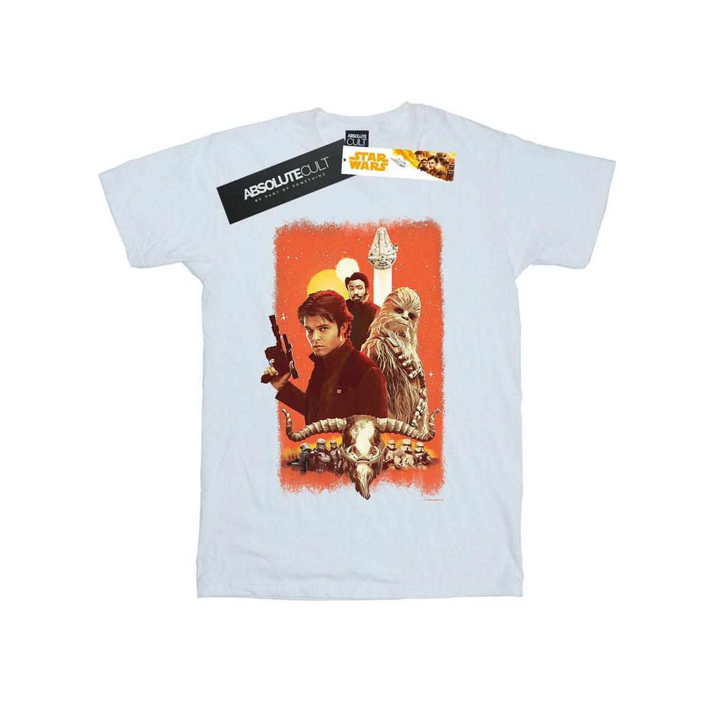 Star Wars Mens Solo Trio Paint T-Shirt