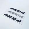 New Numbers Letters 420d 428d 430d 435d 440d ABS Emblem for BMW 4 Series F32 F33 F36 G22 G23 Car Trunk Nameplate Logo Sticker