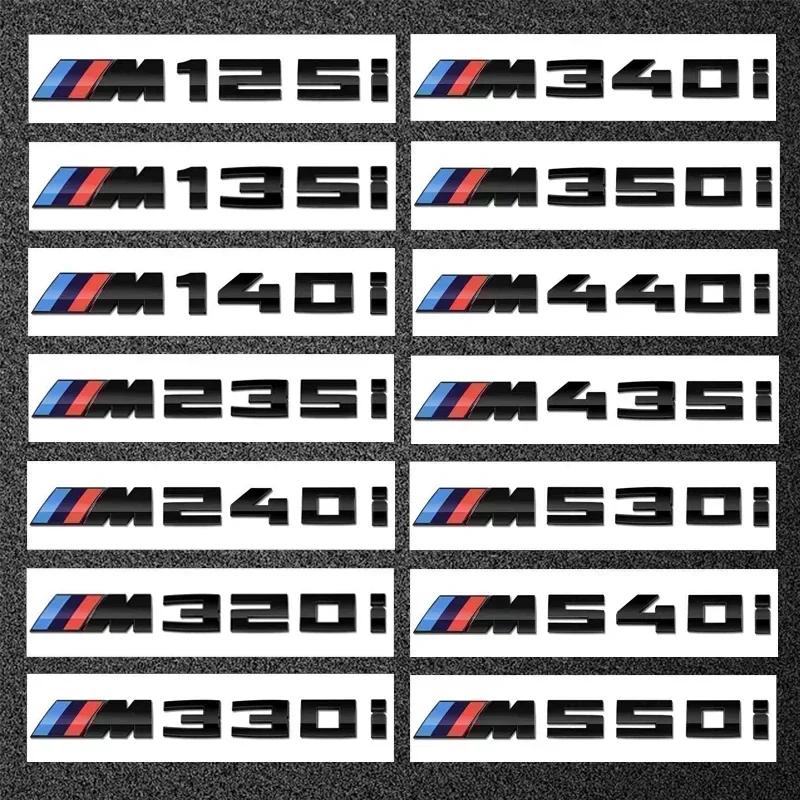 -For BMW M power new emblems badge logo M125i M135i M140i M235i M240i M320i M330i M340i M350i M440i M435i M530i M540i M550i ABS TU0