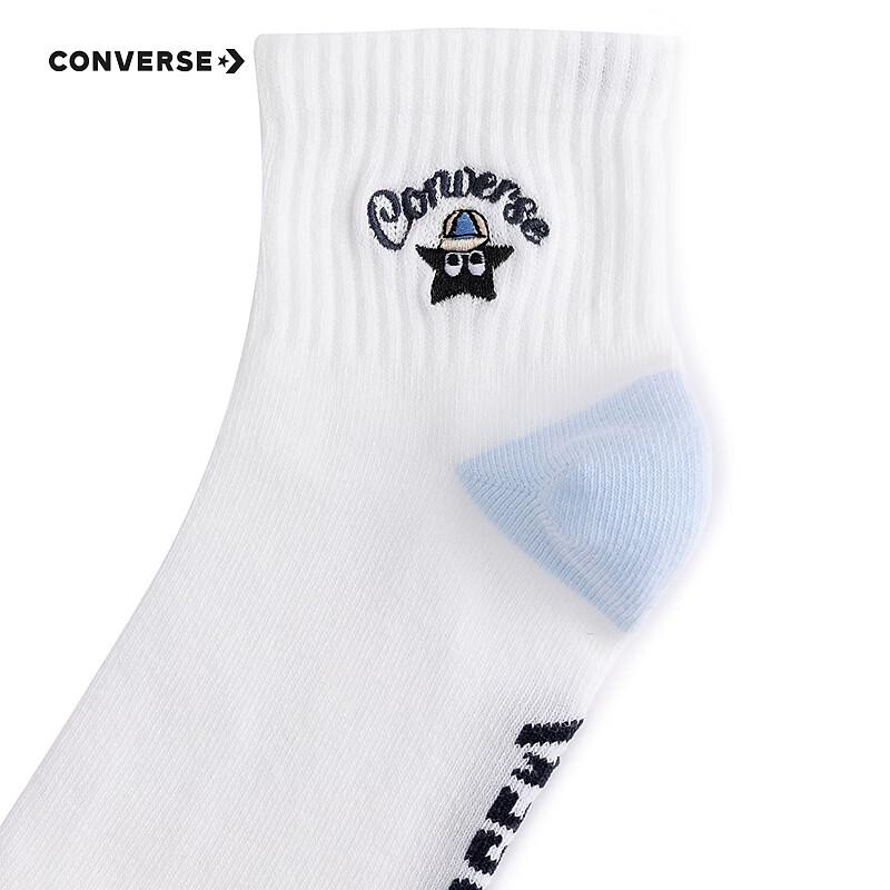 Converse Молодежные эластичные дышащие спортивные носки (Упаковка из 3 пар)