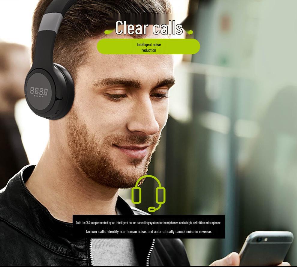 Беспроводные полноразмерные наушники Fanatic B28 Bluetooth с разъемом для карты для музыки и игр