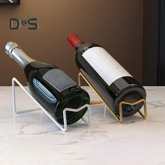 Настольная стойка для вина, железный держатель для бутылок вина, пива, полка для шампанского, подставка для напитков для домашнего декора барной стойки