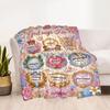 God's Words Blanket Soft Warm Cozy Suitable for Sofa Office Chair Livingroom Four Seasons Universal Stylish Decor Best Holiday Gift for Friends Family