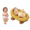 Christmas Nativity Jesus Holiday Gifts Crafts Christian Holy Baby Child Catholic Figures Jesu Statuette Baby Figurine