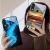 Морская буря маленький парусник Для Samsung Galaxy A20 A20s 21s A22 A23 A24 A25 A26 A42 A90 A50 A55 52s A56 A70 A71 72 стеклянный чехол для телефона