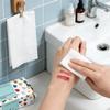 60 Cards Skin-friendly Soft Touch Disposable Cotton Face Towel  Travel Outdoor Use