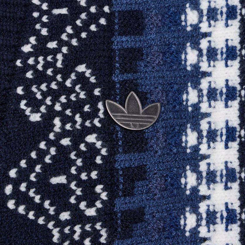 adidas Жилет Originals Tour Вязаный Спортивный Свободный На молнии Мужской жилет KU6909