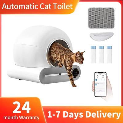 Tonepie Автоматический умный кошачий туалет самоочищающийся Arenero Gato Gato 65 л управление через приложение кошачий туалет коврик лоток ионный дезодоратор