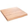 VidaXL Wall Shelf Light Brown 40x40x4 Cm Solid Treated Oak Wood 363630