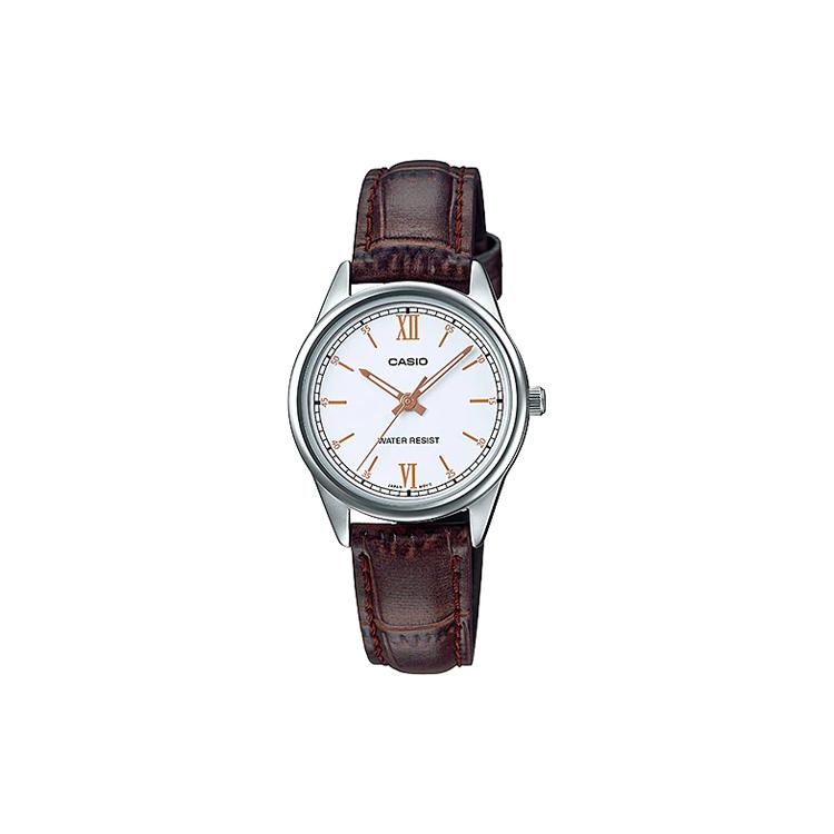 Casio Женские Стандартные Часы Белые LTP-V005L-7B3U LTP-V005L-7B3U