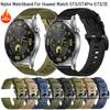 Нейлоновый ремешок-петля 20 мм/22 мм для Huawei GT 2/e/3 спортивный браслет Samsung Galaxy Watch 7 FE 6/5/pro/4/Classic/active 2 40-44 мм ремешок