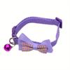 Cute Cat Collar With Bell Pet Collar Pendant Adjustable Bow Tie Beautiful Collar Christmas Pets Gift Pet Accessories