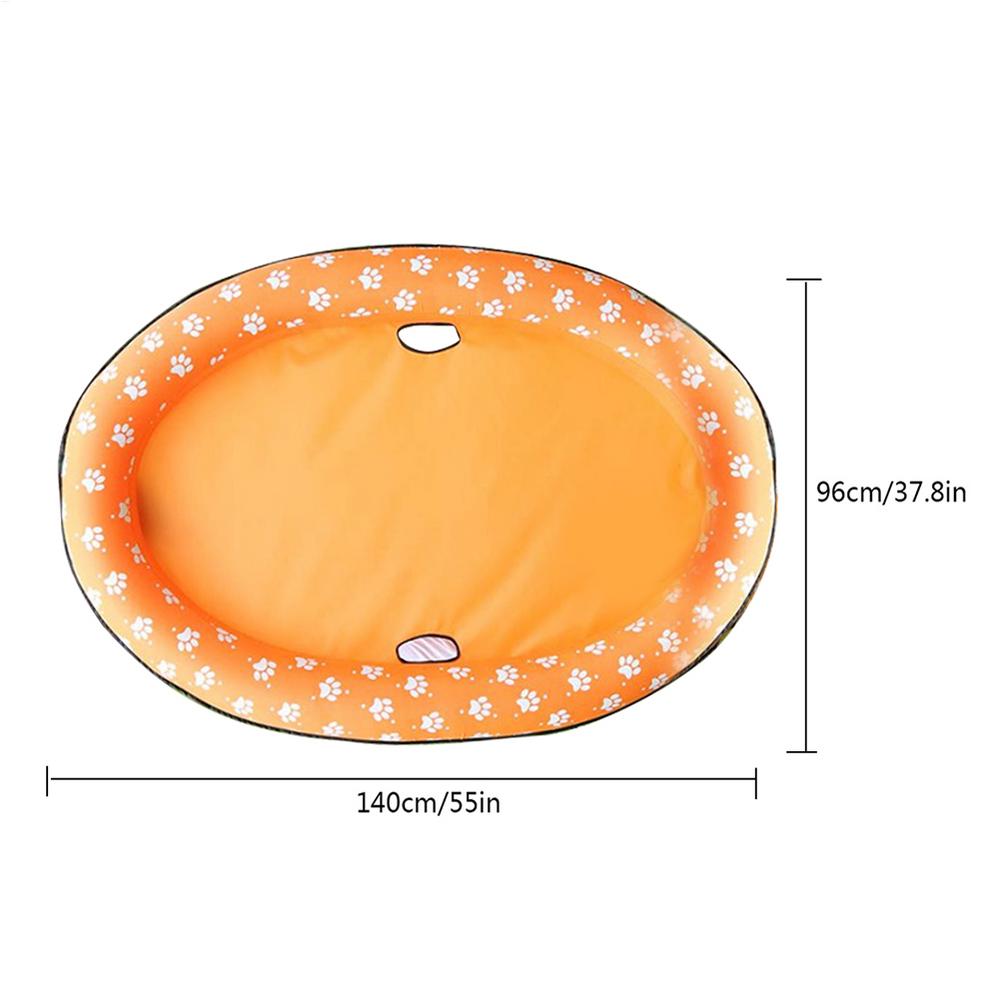 Портативный плавающий матрас для собак, мягкий надувной охлаждающий плавающий матрас для собак, складной ПВХ плавающий плот для домашних животных для бассейна, летняя игрушка для питомца