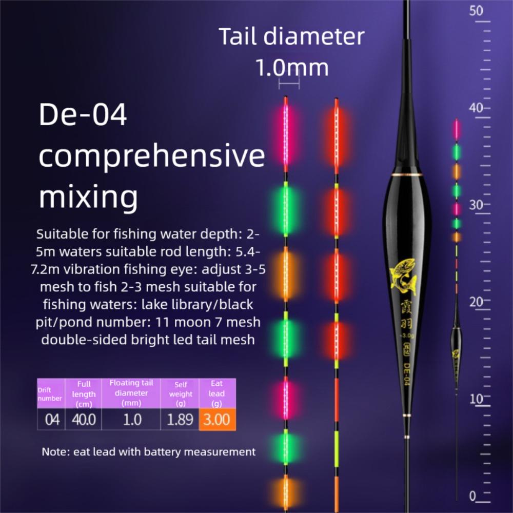 Indicator Electronic Fishing Float Buoy Strike Rock Fishing Floats Light Float Long Tail