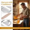 Silver Honey Uncapping Fork Stainless Steel Hive Scraper Tool Honeycomb Scraper  Honey Harvesting