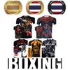 Футболка Muay Thai Kick Boxing 3D Print Gothic Graphic для мужчин и женщин, унисекс, короткий рукав, круглый вырез, смешанные боевые искусства, уличная одежда, повседневная