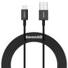 Baseus 2m USB To Lightning Cable, 2.4A, Black