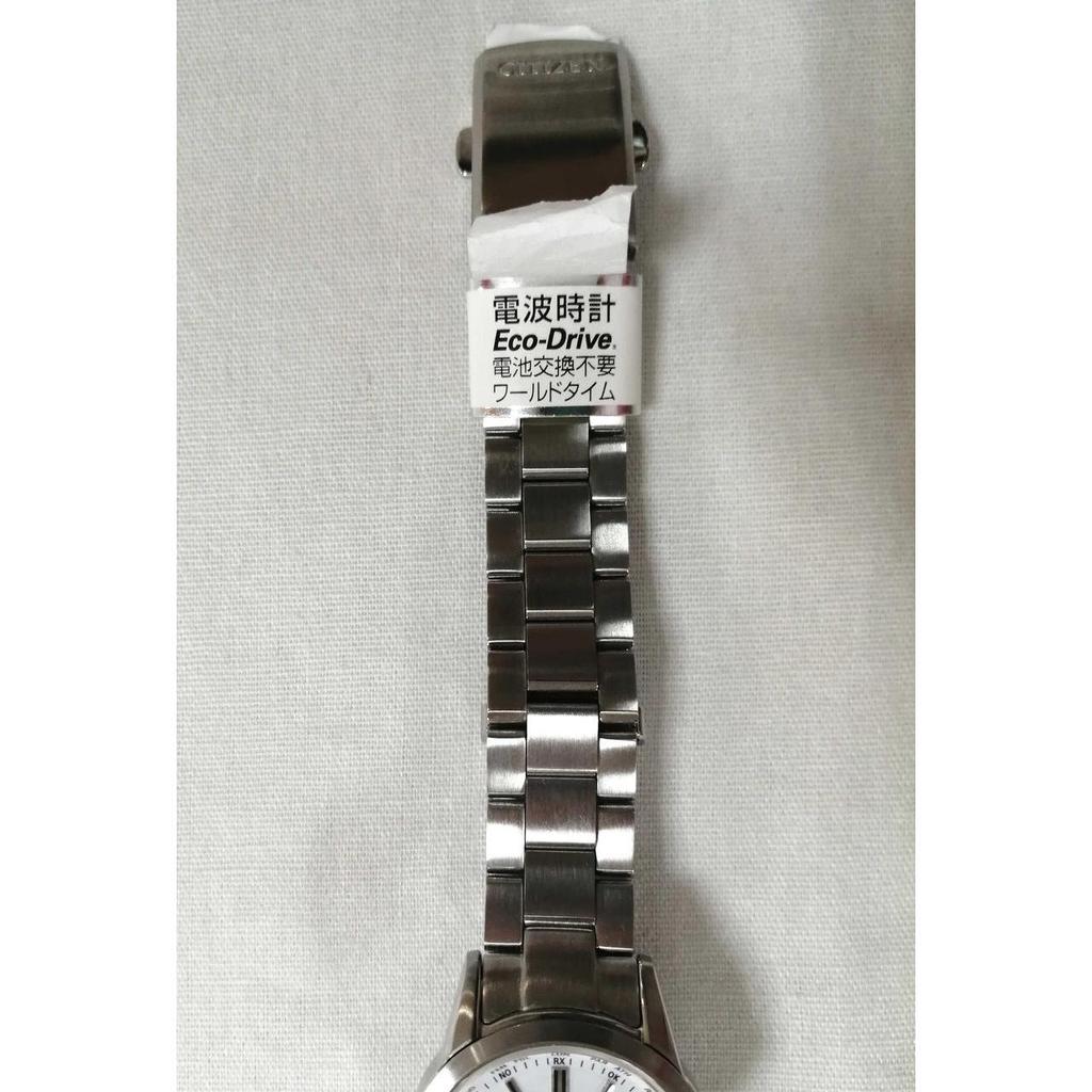 Б/у CITIZEN Серебристый цвет H240-S104823 Eco-drive радиочасы CITIZEN