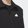 Adidas M Fustl Jkt11 Logo Sports Casual Polo Jacket Men Jacket Black JE3684