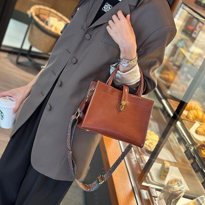 Кожаные женские сумки - модные, атмосферные и универсальные, деловые сумки высокого класса, мягкая кожа на первом слое, и портативные ретро-сумки-мессенджеры