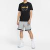 Nike Футболки Мужские Черные С Круглым Вырезом Умеренный Прямой Крой CV2048-010