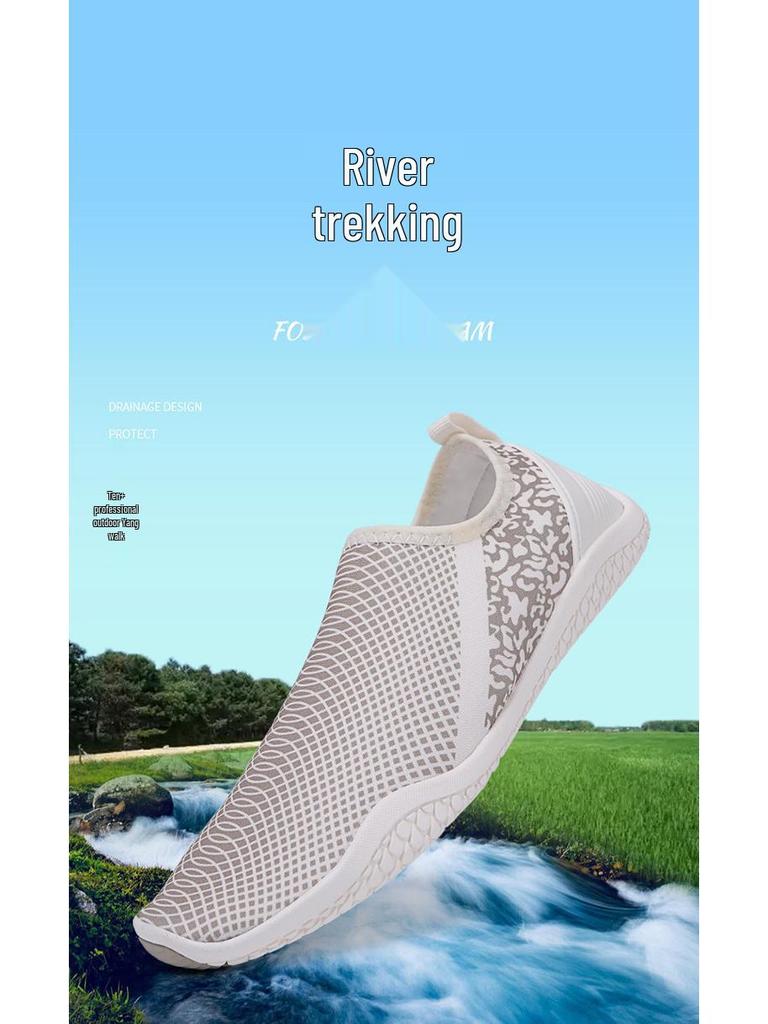 Унисекс Пляжная Водная Обувь для Плавания, Снорклинга, Дайвинга и Брождения - Мягкие, Защищающие от Порезов Носки-Скин для Босиком для Мужчин и Женщин.