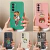 Чехол для Oppo Realme Reno12 Pro F 5G Realme C63 C61 Narzo N63 4G чехол для телефона жидкий силикон милый медведь бамперы супер ударопрочный корпус оболочка для OPPO