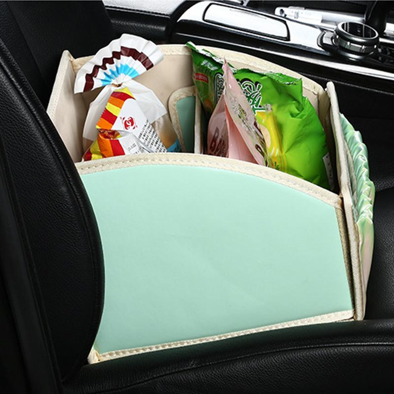 Car Front Seat Trunk Organizer Storage Box Vehicle Collapsible Cargo Boot Organiser Box For SUV Auto Seat Back Box