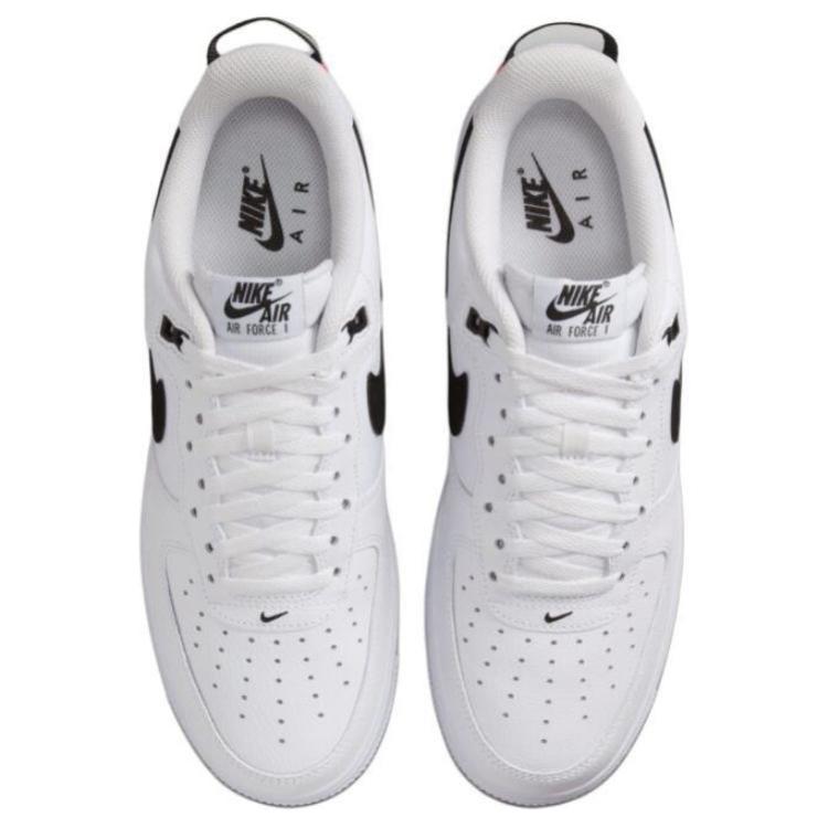 Nike Кроссовки унисекс Air Force 1 07 LV8 Белые Черные Ярко-малиновые HV9509-100